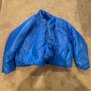 Yeezy Gap Blue Puffer Coat